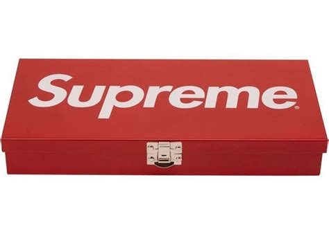 supreme large metal storage box retail price|Supreme Large Storage Box for sale .